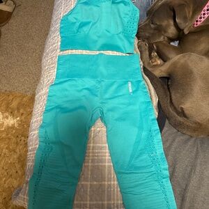 Leggings and tank top